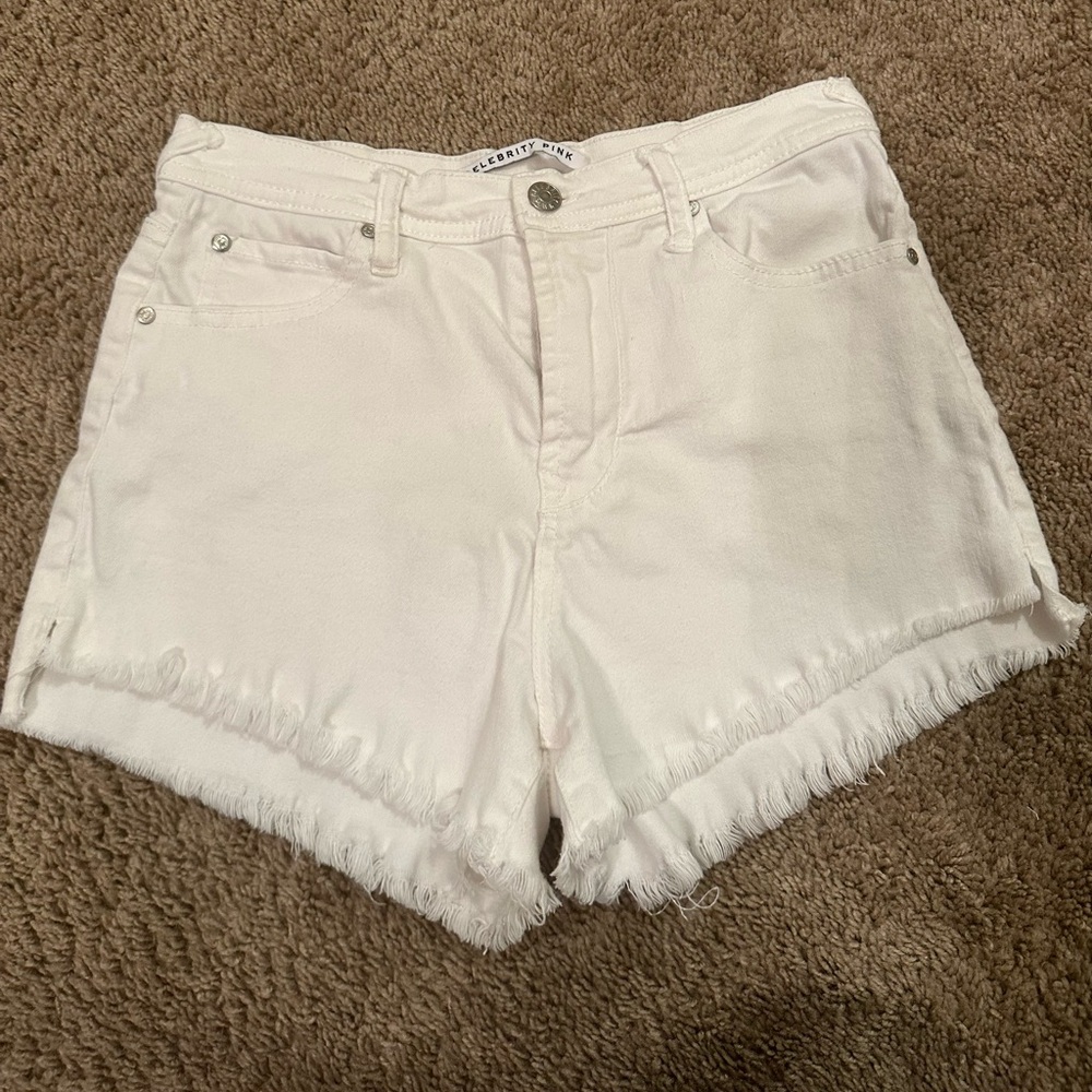 Celebrity Pink White Frayed Shorts Women’s Size 9/29 G-23